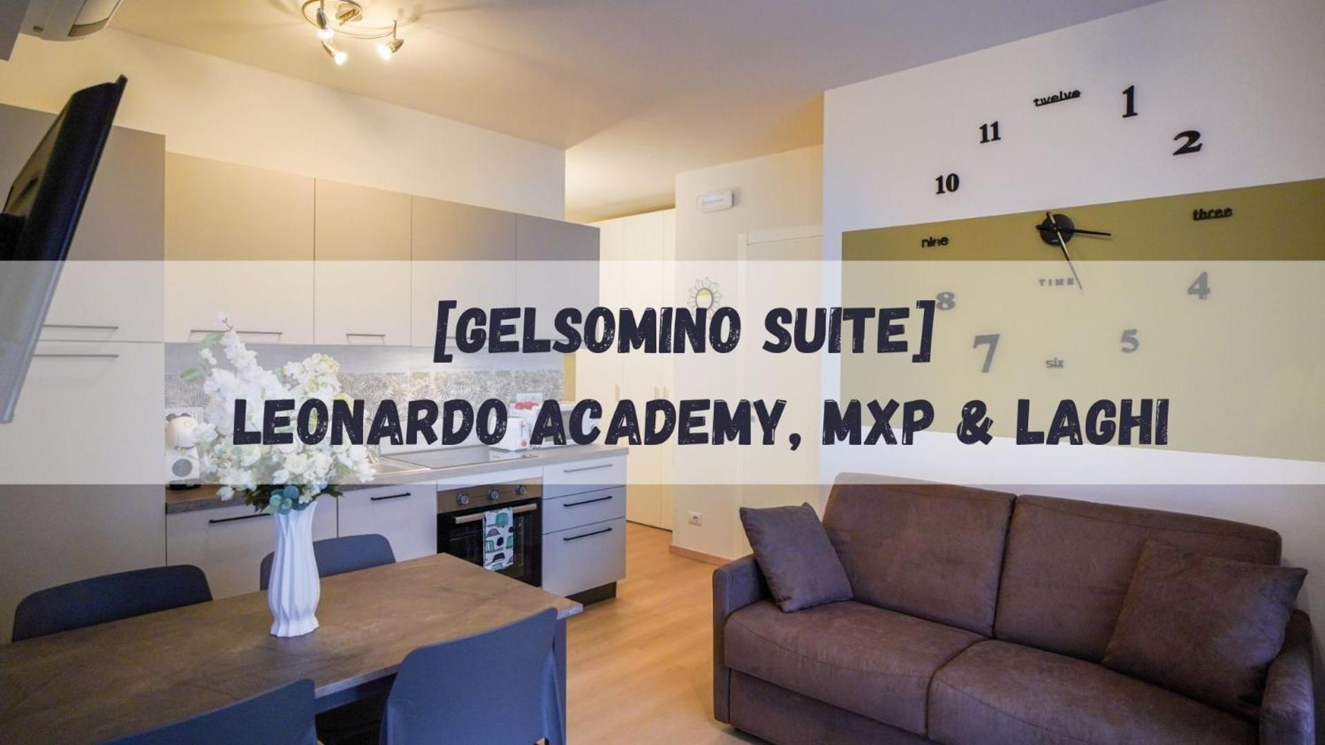 Gelsomino Suite Leonardo Academy, Mxp & Laghi Sesto Calende Buitenkant foto